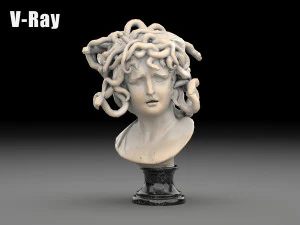 Medusa del Bernini Modello 3D