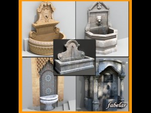 fountains collection 1 3D Model