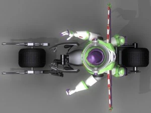 buzz lightyear batpod edition 3D Model