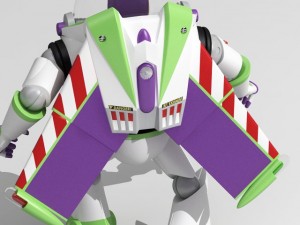 buzz lightyear batpod edition 3D 模型