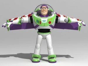 buzz lightyear batpod edition 3D Model