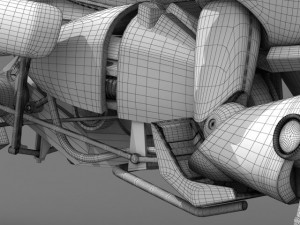 buzz lightyear batpod edition 3D 模型