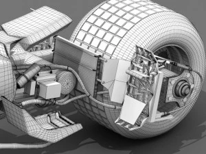 buzz lightyear batpod edition 3D Model