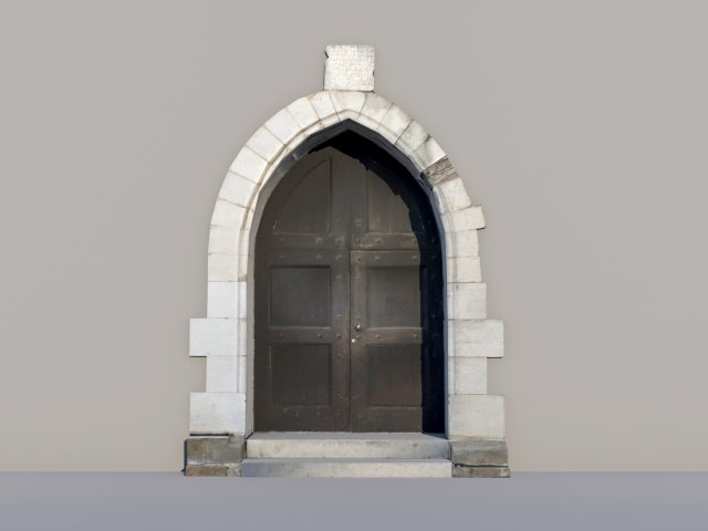 Ancient door 3D मॉडल .c4d .max .obj .3ds .fbx .stl .blend 