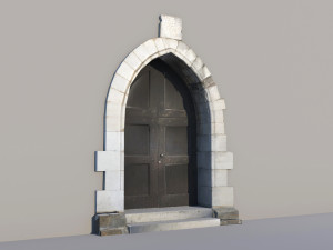 Ancient door 3D मॉडल