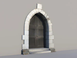 Ancient door 3D Model