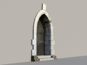Ancient door 3D मॉडल