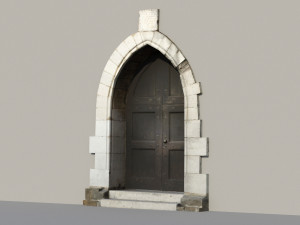 Ancient door 3D मॉडल