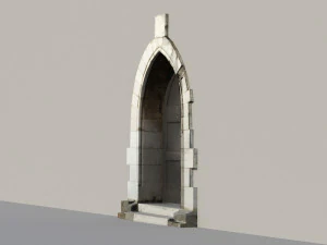 Ancient door 3D Model