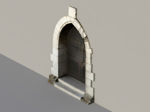 Ancient door 3D मॉडल