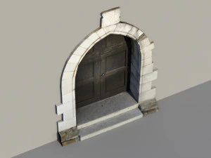 Ancient door 3D Model