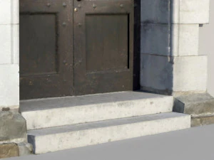 Ancient door 3D Model