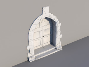 Ancient door 3D मॉडल