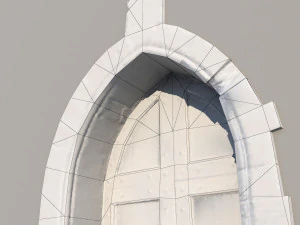 Ancient door 3D Model