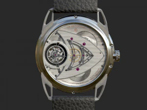 Mecanismo de reloj 4 Low-poly Modelo 3D