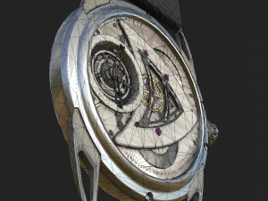 Watch mechanism 4 Low-poly 3D Model
