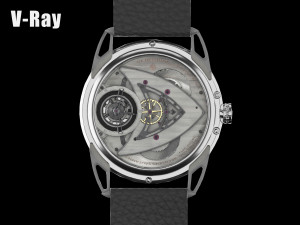 Watch mechanism 4 Low-poly 3D Model