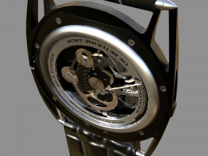 Watch mechanism 6 low-poly 3D Model