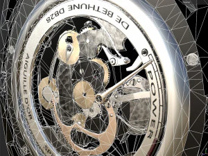 Watch mechanism 6 low-poly 3D Model