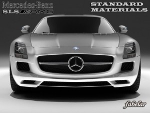 mercedes sls amg std materials Modelo 3D