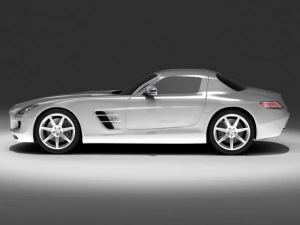materiais mercedes sls amg std Modelo 3D