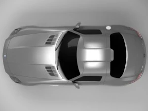 materiais mercedes sls amg std Modelo 3D