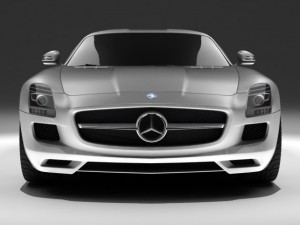 mercedes sls amg std materials 3D 모델