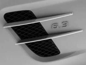 materiais mercedes sls amg std Modelo 3D