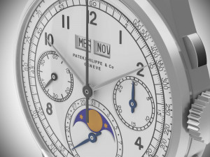 Patek Philippe Stainless Steel 3D Модель