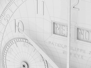 Patek Philippe Stainless Steel 3D Модель