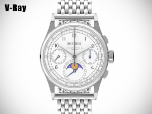 Patek Philippe Stainless Steel 3D Модель
