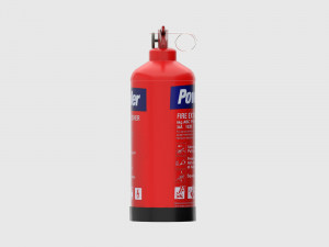 Fire extinguisher Low-poly 3D Model