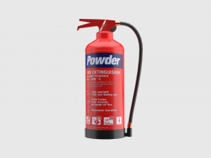 Fire extinguisher Low-poly 3D Model