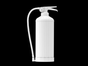 Fire extinguisher Low-poly 3D Model