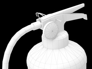 Fire extinguisher Low-poly 3D Model