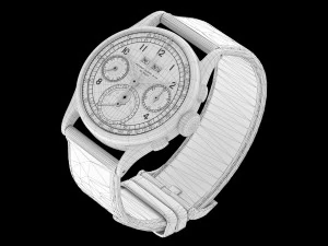 Patek Philippe rose gold 3D Model