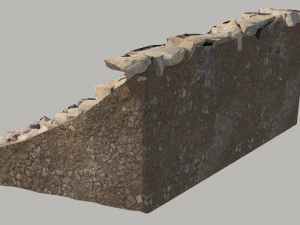 Rocky slope 3D Model