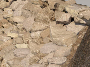 Rocky slope 3D Model