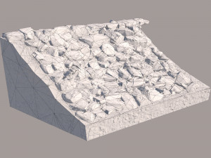 Rocky slope Modelo 3D