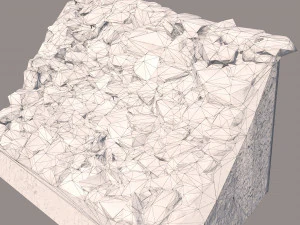 Rocky slope 3D Model