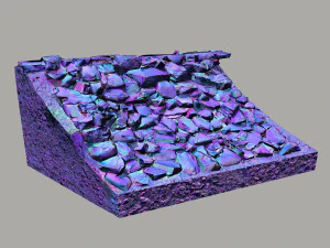 Rocky slope 3D Model