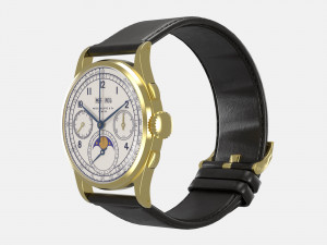 Patek Philippe gold 3D Модель