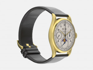 Patek Philippe gold 3D Модель