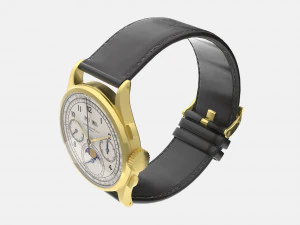 Patek Philippe gold 3D Model