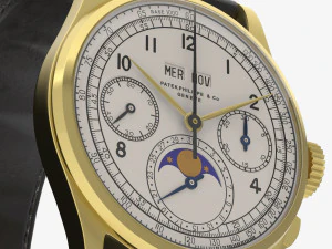 Patek Philippe gold 3D Model