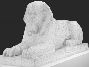 Crystal Palace Sphinx 3D 모델