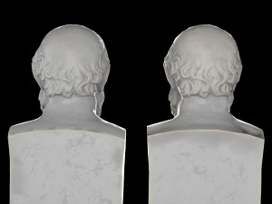 Socrates herm sculpture Modelo 3D