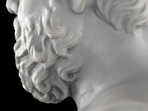 Socrates herm sculpture Modelo 3D