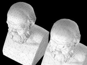 Scultura dell'erma di Socrate Modello 3D