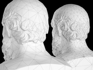 Socrates herm sculpture Modelo 3D